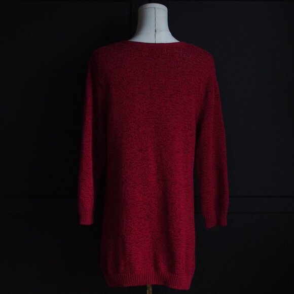 Susan Bristol | Vintage, Sequin V-neck, 3/4 Sleeve Sweater - Picture 6 of 6